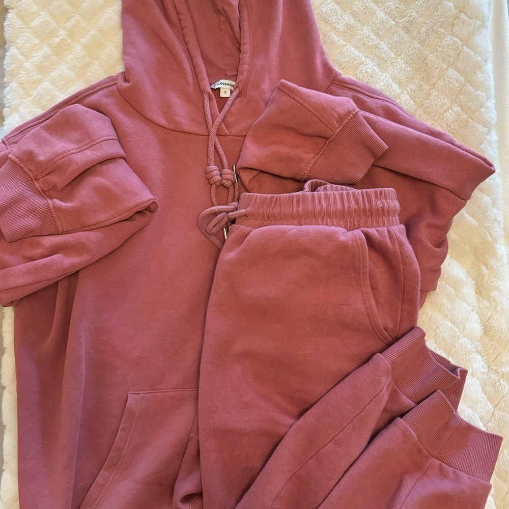 Warm Mauve Hoodie and Joggers Set